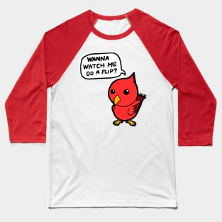 Flip the Bird Baseball T-Shirt